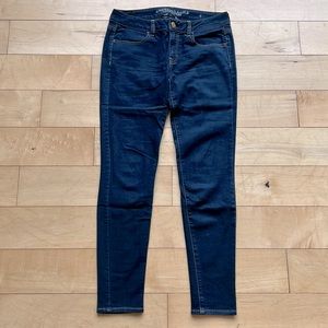 American Eagle Outfitters Dark Wash Super Stretch Denim Jean Jegging